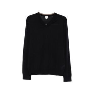 Paul Smith Men Wool V-Necked Sweater